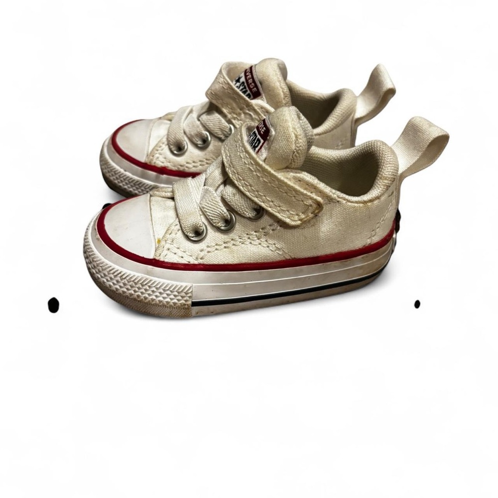Stylish Baby Sneakers with Red Trim